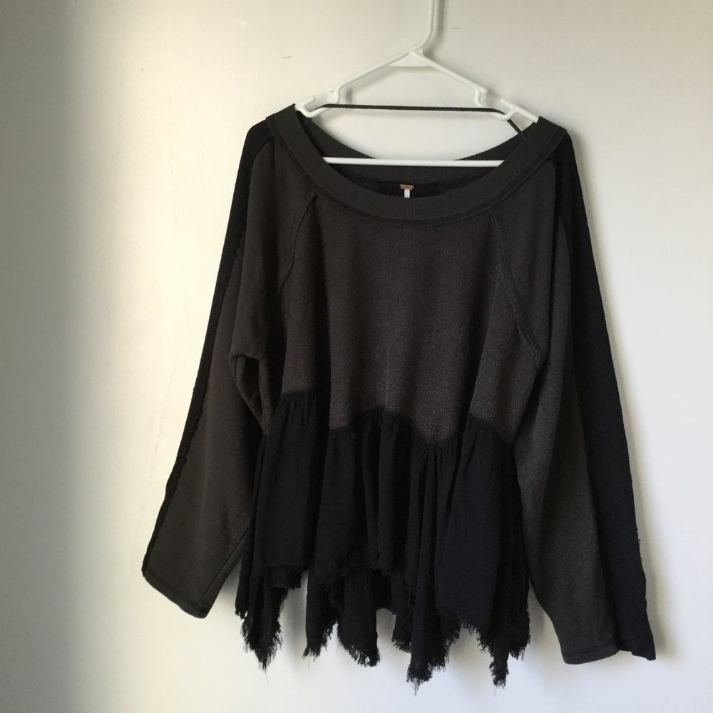 Free People Gold Duster Pullover